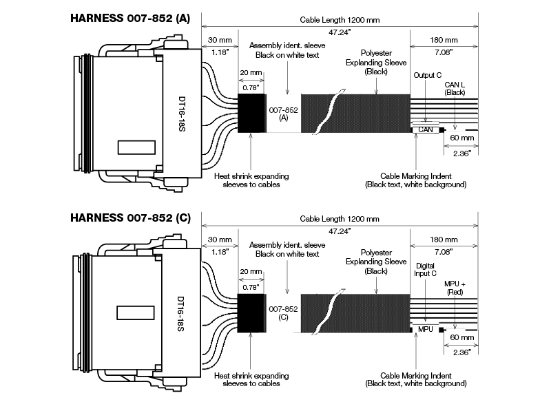 E400 Connector Harness Set connection diagram